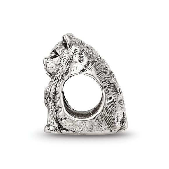 Kazi Luxury Sterling Silver Reflections Birman Cat Bead - Picture 2 of 6